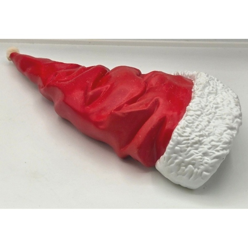 Department 56 Ceramic Santa Hat Wall Pocket Christmas Decor Red White 11 Inch